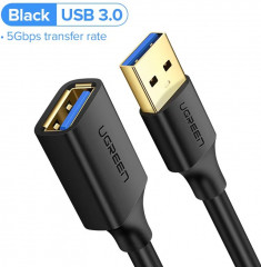 Кабель-удлинитель USB(m) — USB(f) US129 - Фото 1
