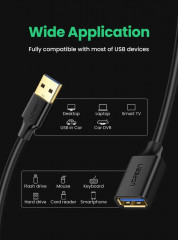 Кабель-удлинитель USB(m) — USB(f) US129 - Фото 4