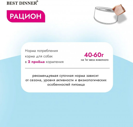 Корм для кошек и собак повышенной калорийности в период истощения и послеоперационного восстановления «Recovery»