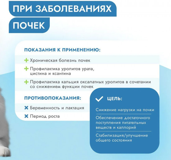 Корм при заболеваниях почек у взрослых собак с индейкой «Renal»