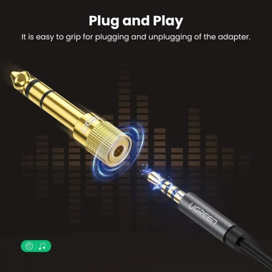 Переходник Audio(f) 3.5mm — Audio(m) Ugreen