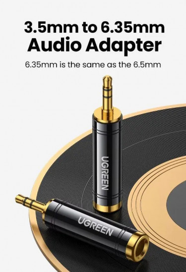 Переходник Audio(m) 3.5mm — Audio(f) Ugreen AV168