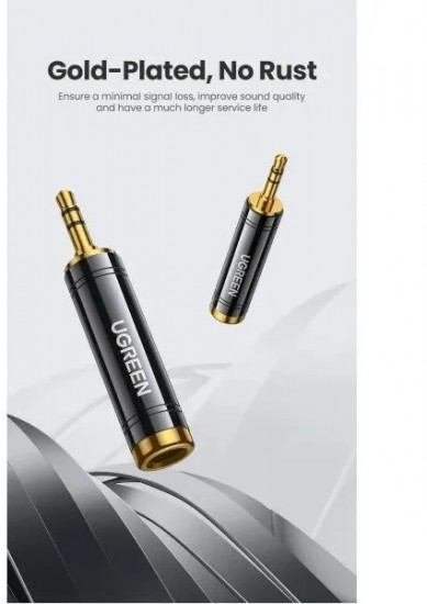 Переходник Audio(m) 3.5mm — Audio(f) Ugreen AV168