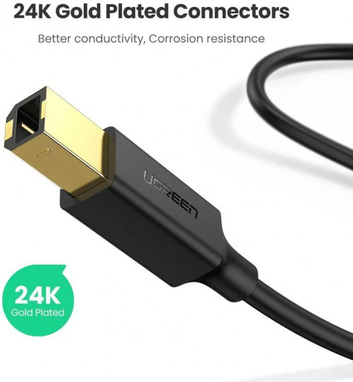 Кабель USB для принтера Ugreen US135