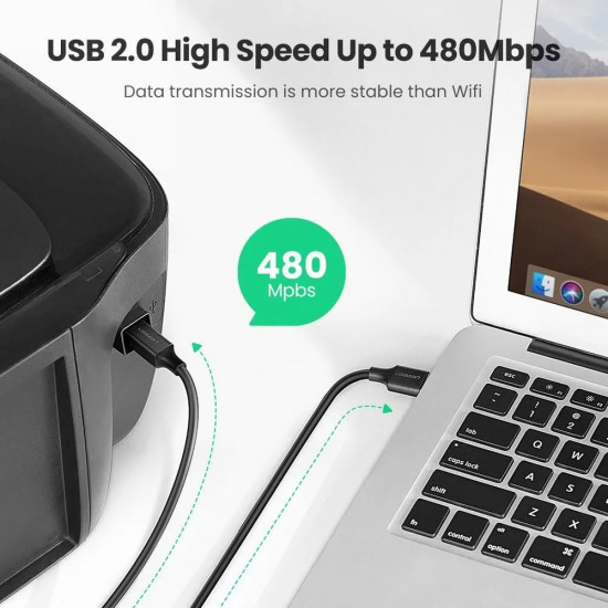 Кабель USB для принтера Ugreen US135