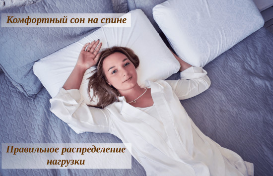 Подушка ортопедическая с эффектом памяти
