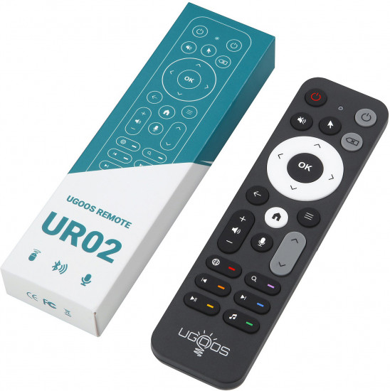 Bluetooth-пульт с микрофоном и аэромышью Ugoos UR-02