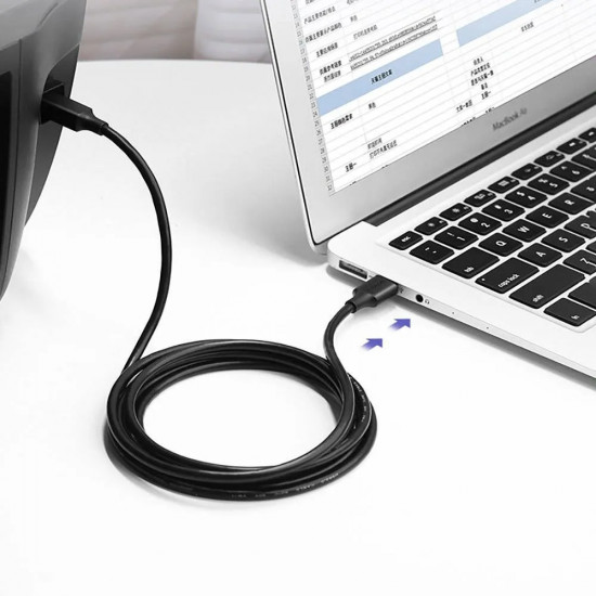 Кабель Ugreen USB(m) — USB(m) A/B для принтера USB US135
