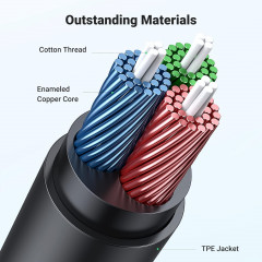 Кабель Audio(m) 3.5mm — Audio(f) 3.5mm AV118 - Фото 7