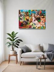 Пазл «Компания щенков в саду» - Фото 3