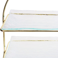 Блюдо 2-х ярусное на подставке - Фото 2