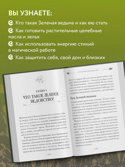 The witch's handbook. Зачарованный блокнот. Green Witch. Полный путеводитель
