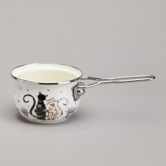 Ковш с крышкой «Lavander cats» - Фото 3