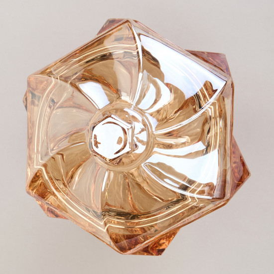 Конфетница с крышкой «Bohema. Amber»
