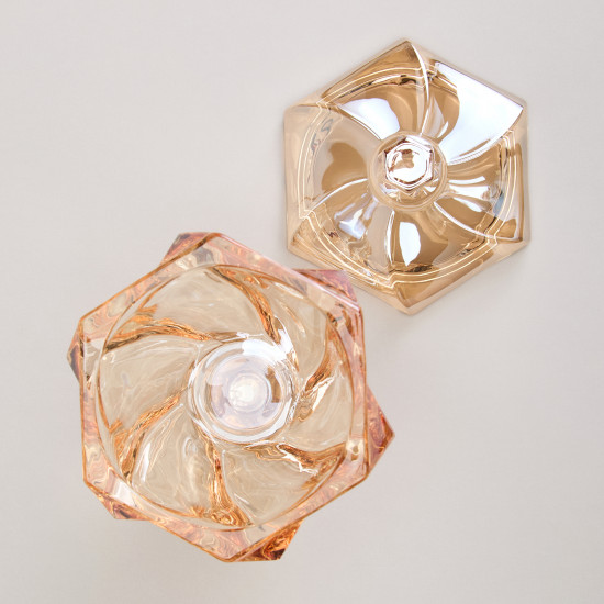 Конфетница с крышкой «Bohema. Amber»