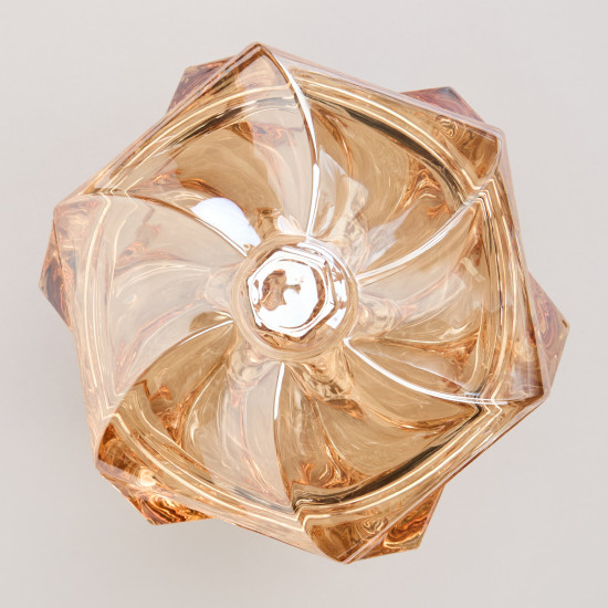 Конфетница с крышкой «Bohema. Amber»