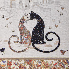 Набор полотенец кухонных «Парижские коты» - Фото 1