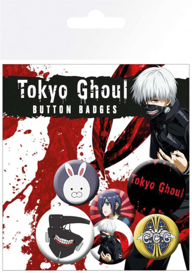 Набор значков «Tokyo Ghoul»
