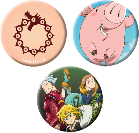 Набор значков «The Seven Deadly Sins»