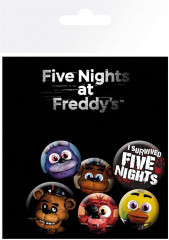 Набор значков «Five Nights At Freddy’s» - Фото 1