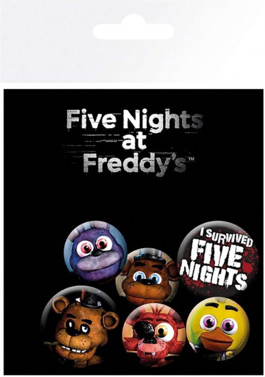 Набор значков «Five Nights At Freddy’s»