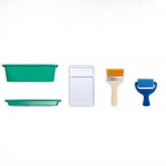 Мольберт детский игровой «Рисуем на стекле» - Фото 1