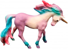 Игрушка-фигурка «Сиреневый единорог с цветной гривой» - Фото 1