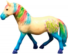 Игрушка-фигурка «Сказочная желтая лошадь» - Фото 1