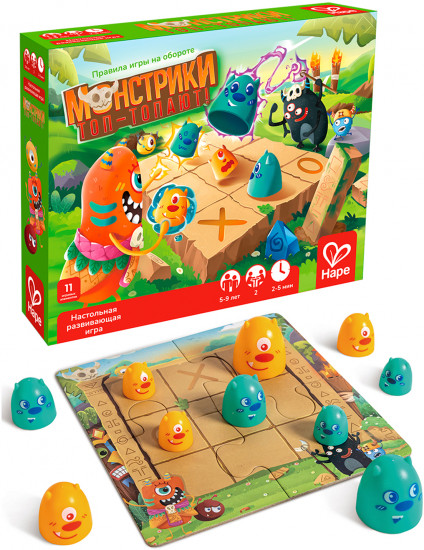 Настольная игра «Монстрики топ-топают!»