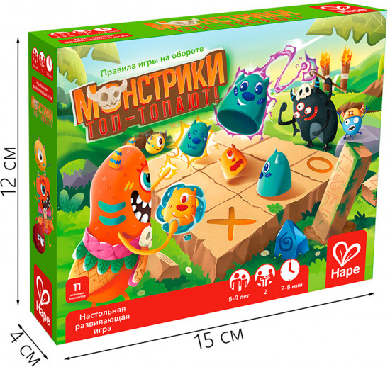 Настольная игра «Монстрики топ-топают!»