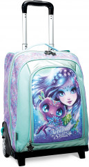 Рюкзак-трансформер на колёсиках для девочек - Фото 1