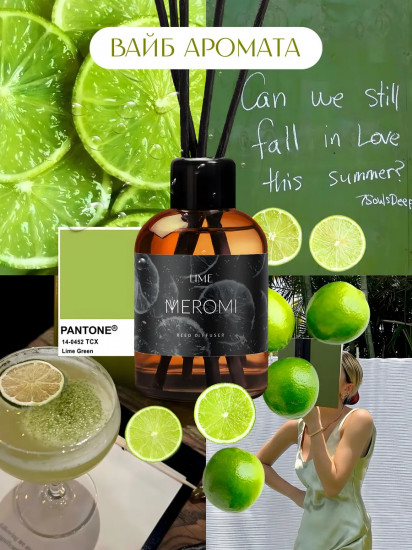Диффузор-ароматизатор для дома Lime & Ginger «Лайм-имбирь»