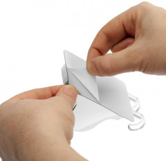 Держатель для душевой лейки регулируемый с крючком Z123 - Фото 4