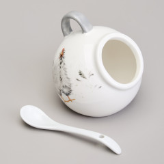 Солонка с ложкой «Funny Hens» - Фото 2