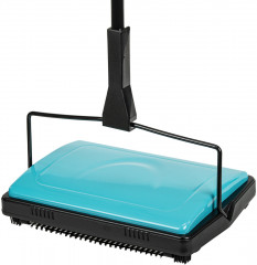 Щетка-веник-пылесос механическая для пола и ковровых покрытий - Фото 5