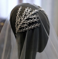 Ободок-диадема - Фото 5