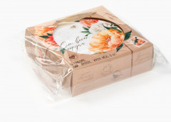 Набор подарочный из чая, крем-меда и арахиса в шоколадной глазури «Почта» - Фото 11