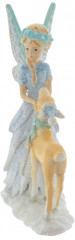 Фигурка декоративная «Фея и олененок» - Фото 1