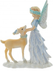 Фигурка декоративная «Фея и олененок» - Фото 2