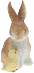 Фигурка декоративная «Заяц с цыпленком» - Фото 1