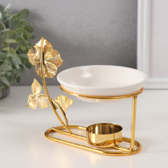 Аромалампа для эфирных масел «Золотой цветок» - Фото 2