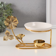 Аромалампа для эфирных масел «Золотой цветок» - Фото 3