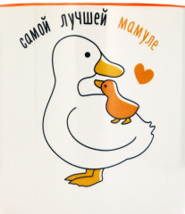 Кружка с ложкой «Самой лучшей мамуле» - Фото 2