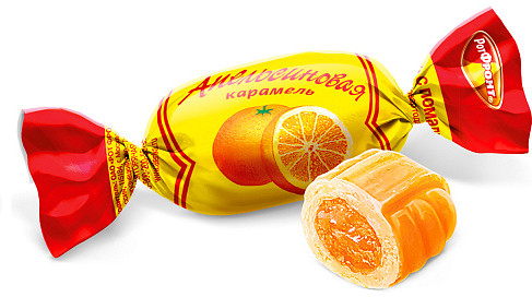 Карамель апельсиновая