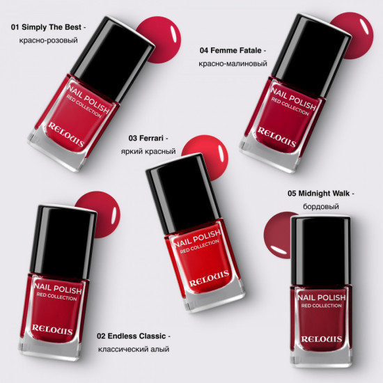 Лак для ногтей «Red Collection», оттенок 04 Femme Fatale