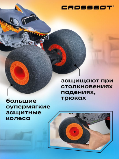 Машина на радиоуправлении «Монстр акула»