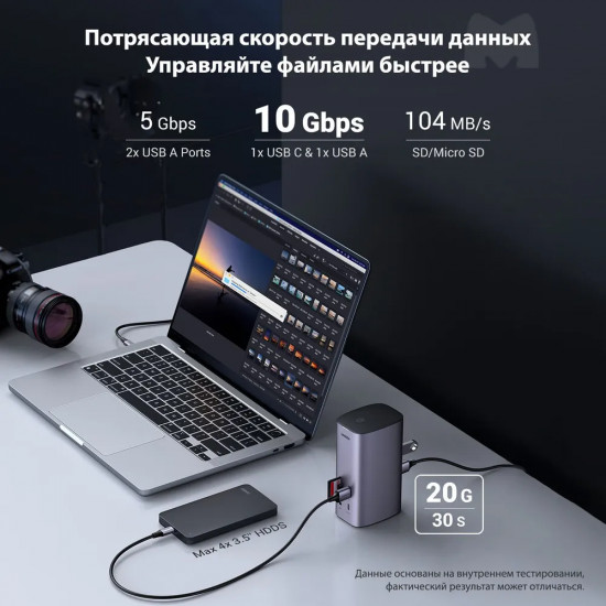 Док-станция Ugreen CM555