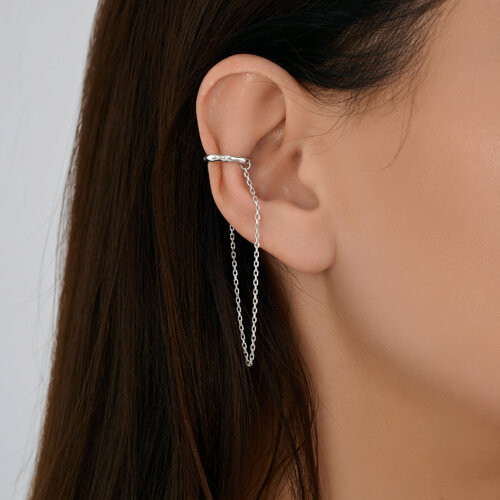 Серьга из серебра