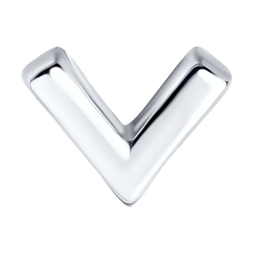 Серьга из серебра