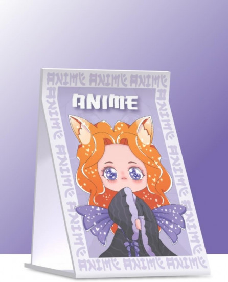 Зеркало настольное «Anime girl»
